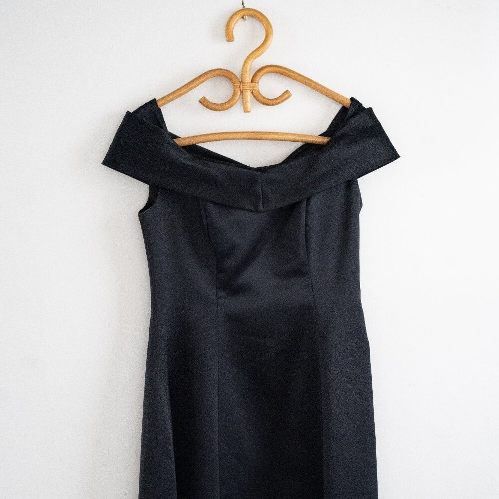Vintage Southeastern black cocktail dress